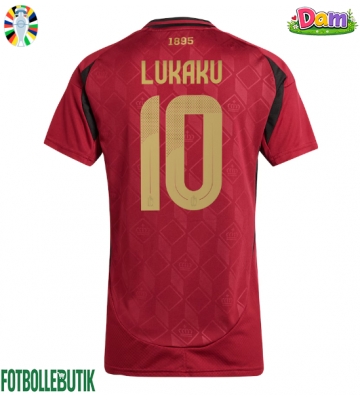 Belgien Romelu Lukaku #10 Hemmatröja Kvinnor EM 2024 Kortärmad